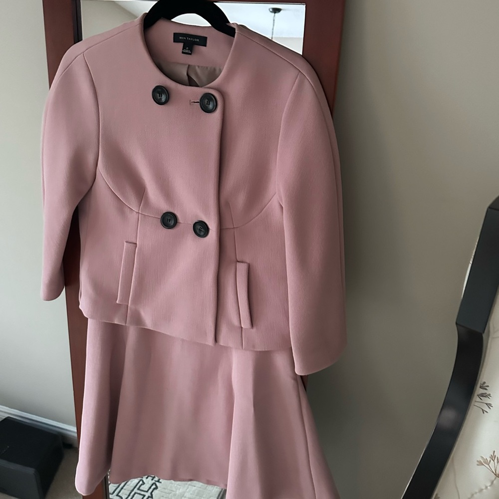 Ann Taylor Pink Skirt Set